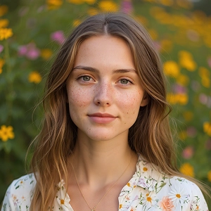Add Flowers Background to Photo