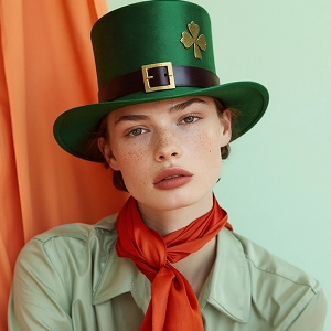 Add leprechaun hat to Photo